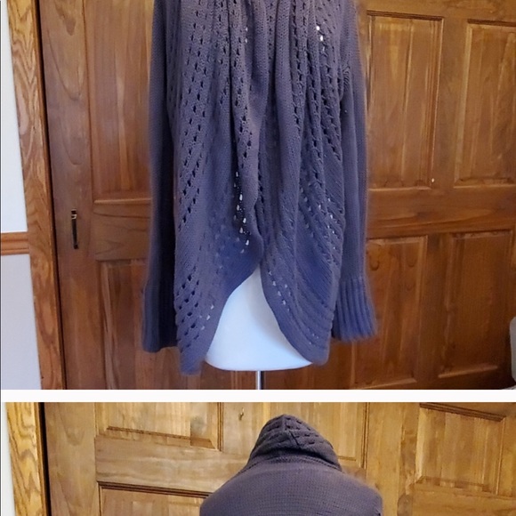 ISO *In Search Of*!! Gaiam Pointelle Knit Sweater - Picture 4 of 5